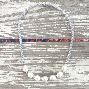 {southern large silver} dainty silver twist rope