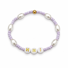 Purple Beaded HHI bracelet