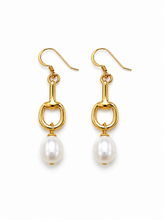 Horsebit Pearl Dangles