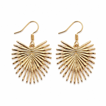 Lowcountry Palm Dangle Earrings - hooks