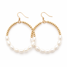 Charleston Glam Hoops – Large Gold