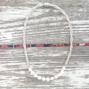 {signature small silver} dainty linen rope