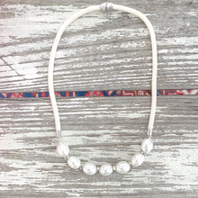 {southern large silver} dainty cream rope