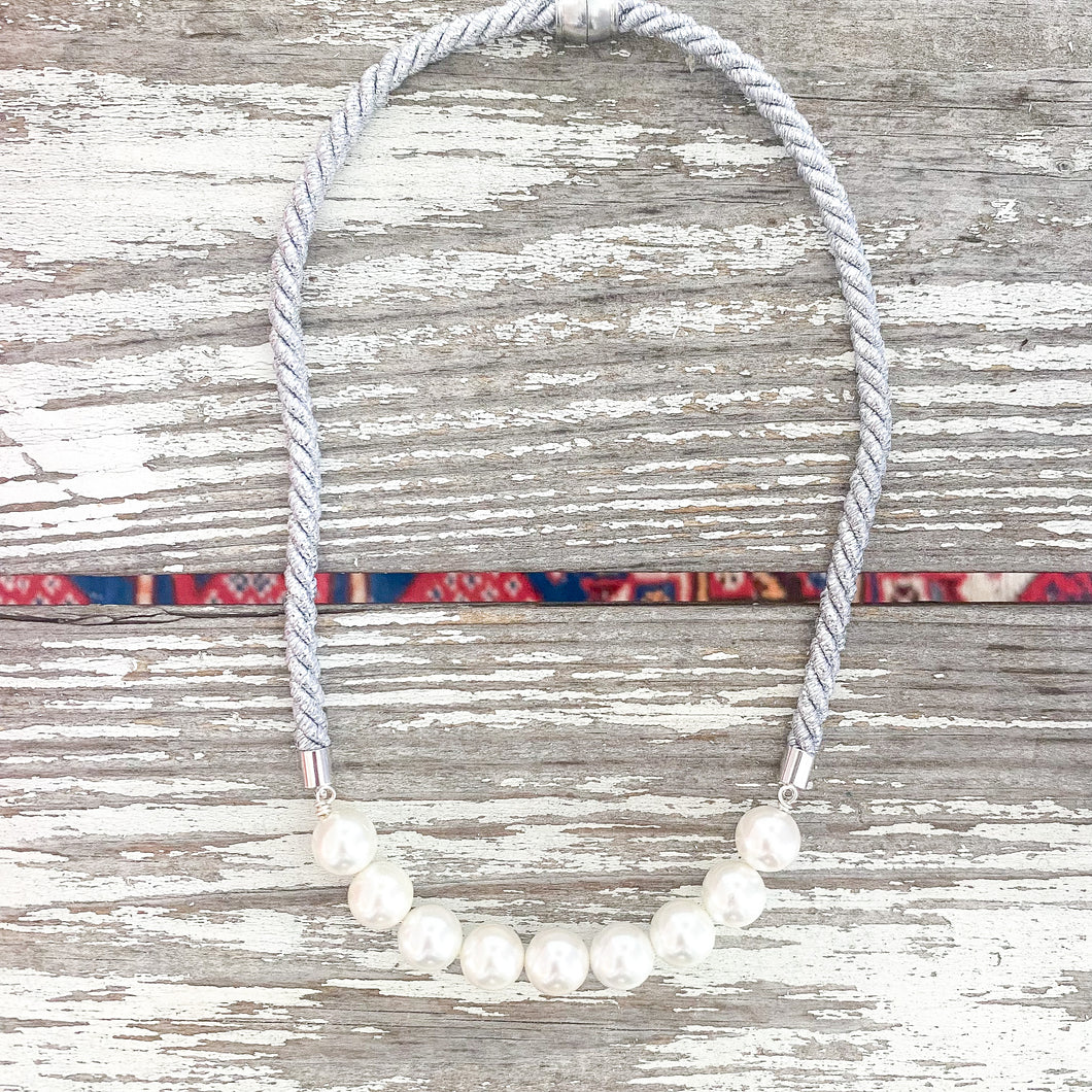 {signature large silver} dainty silver twist rope