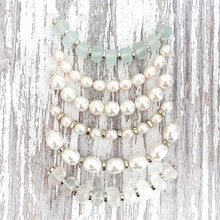 {southern large silver} -statement cream rope