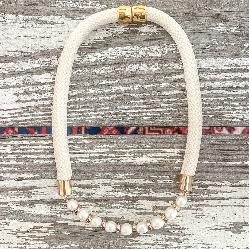 {southern small gold} -statement cream rope