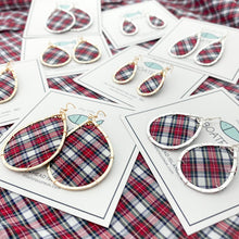 holiday plaid keel -gold
