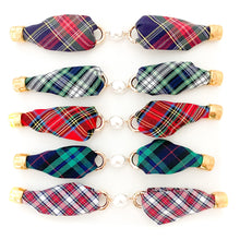 crew cuff pearl girl {royal tartan} gold