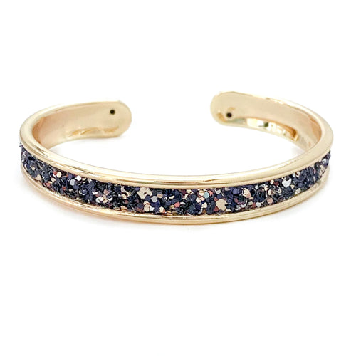 yacht hopper bangle midnight sparkle gold