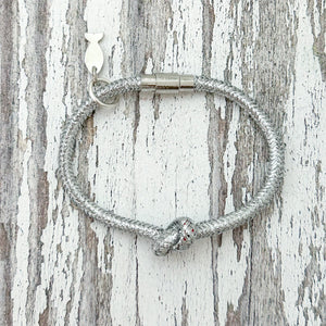 simple knot- silver