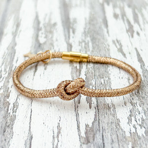 simple knot- rose gold