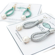 rope + pearl drops-silver