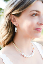 mother of pearl fish dangles-poppy posts