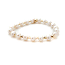 classic beaded pearl bracelet