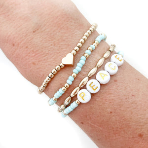 friendship bracelet- white