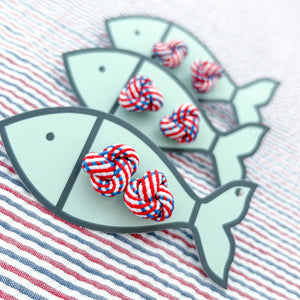 Americana knotted studs