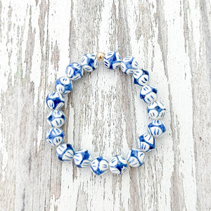 chinoiserie flower bracelet