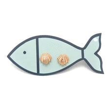 clam dainty studs