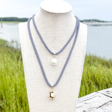 nautical navy rope necklace