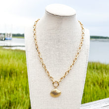 navy sapphire beaded charm necklace