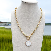 chunky round chain necklace