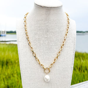 chunky round chain necklace