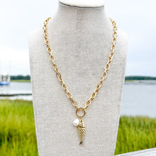 chunky round chain necklace