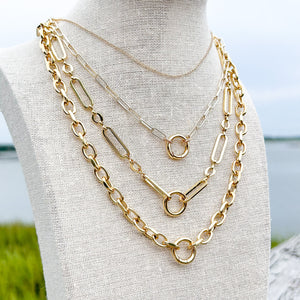 SLIDER STYLE dainty gold filled chain