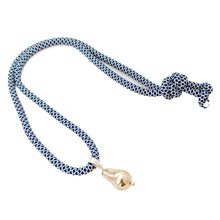 nautical navy rope necklace