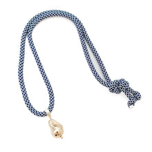 nautical navy rope necklace