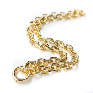 chunky round chain necklace