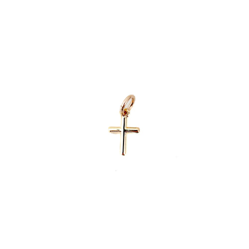 dainty cross charm