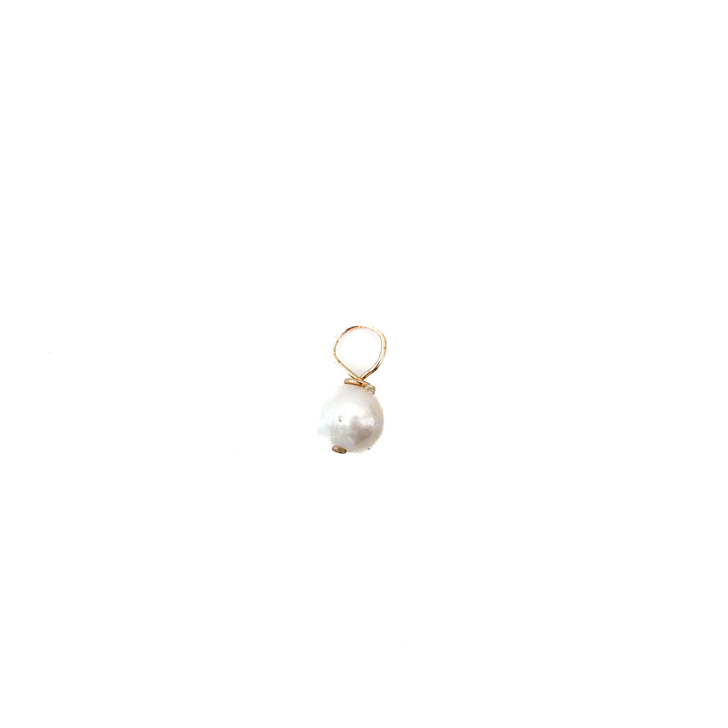 tiny pearl charm