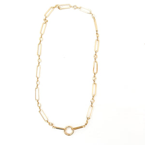 SLIDER STYLE modern chain necklace