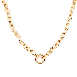 chunky round chain necklace