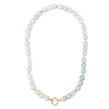 amazonite beaded charm necklace