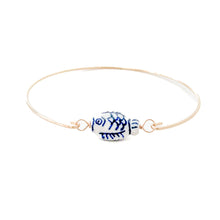 charter changeable bracelet {chinoiserie fish}- GOLD