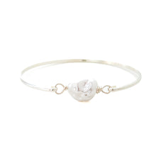 charter changeable bracelet {organic pearl}- SILVER