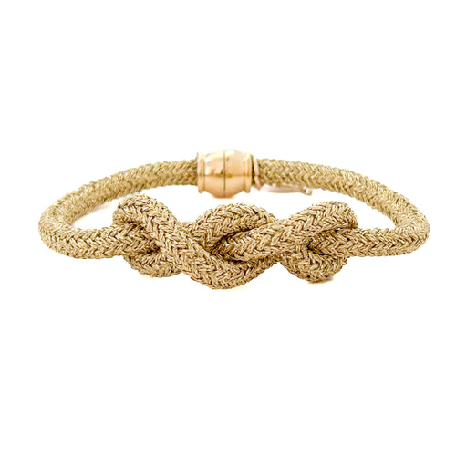 sailor's knot  bracelet- gold