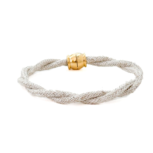 weekender plain bracelet {linen twist}