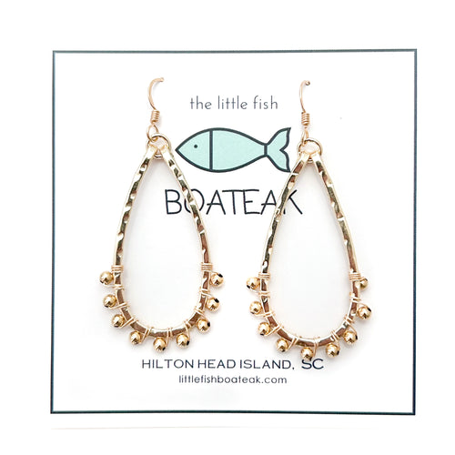 class-sea keel beaded earrings