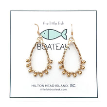 class-sea mini keel beaded earrings