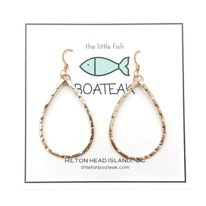 class-sea mini schooner earrings