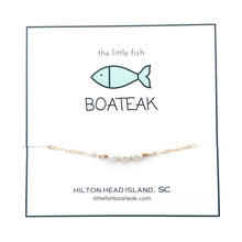 freshwater pearl (3) bead necklace