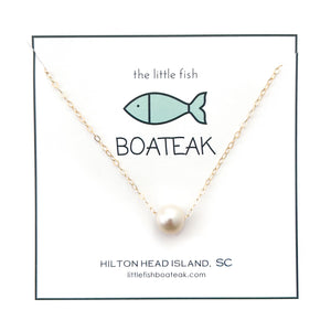 simple pearl necklace