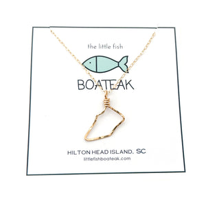 Hilton Head Island necklace-the rock