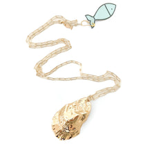 long oyster necklace