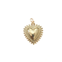 spike heart charm- FIXED