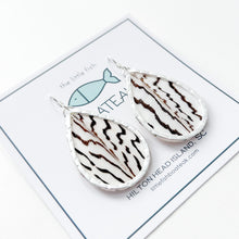 ZEBRA FEATHER 1- mini schooner silver