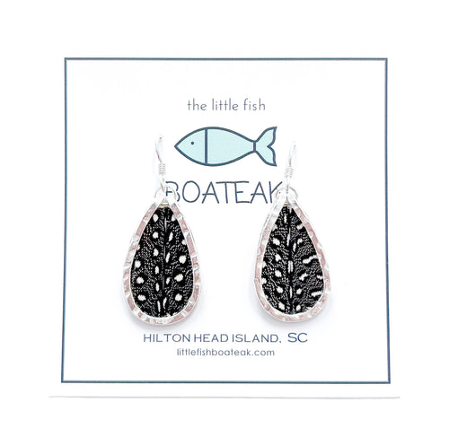 GUINEA FEATHER- mini keel silver